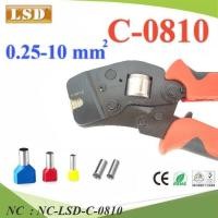 ราคา NC คีมย้ำหางปลา คอร์ทเอ็นด์ ขนาด 0.25-10 LSD-C-0810 (13317483406)
