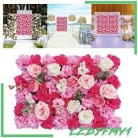 ราคา [Lzdjfmy1] โคมไฟติดผนังดอกไม้ประดิษฐ์เสื่อดอกไม้สําหรับงานแต่งงานบ้านกุหลาบสีแดงสีชมพู (55910703910)