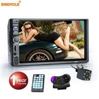 ราคา รถวิทยุ 7 นิ้วหน้าจอสัมผัสสเตอริโอบลูทูธ 12V 2 Din FM ISO Power Aux Auto MP5 อินพุต USB SD Player (11306952955)