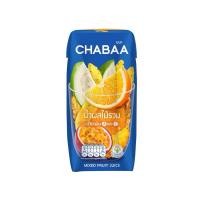 ราคา CHABAA ชบา น้ำผลไม้รวม 40% 180 มล. (24604120461)