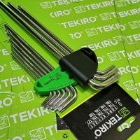 ราคา TEKIRO Star L Key 1 ครบชุด - ชุดกุญแจ L ชุดกุญแจ Torx 9 ชิ้น Ready L Key Star Hole ครบชุด (45357463637)