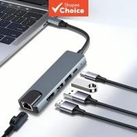 ราคา ฮับ 5-in-1 แปลง Ethernet 4K รองรับ USB 3.0 Dock สําหรับ MacBook, iPad, Samsung S22 Dex, Xiaomi 12, TV, PS5 พร้อมอะแดปเตอร์ USB-C เป็น HDMI (50357661155)