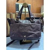 ราคา กระเป๋าหนังแบรนด์แท้สีน้ำตาลมือสอง (22272415078)