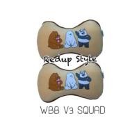 ราคา หมอนรองคอ(2ชิ้น) We Bare Bears V3 SQUAD ลิขสิทธิ์แท้ (5787986979)