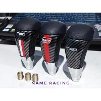 ราคา หัวเกียร์ TRD หัวเกียร์ GR sport เป็นหนังแท้ ลายเคฟล่าฟิมลม์ อย่างสวยถ่ายจากสินค้าจริง ใส่กับรถได้ทุกรุ่น เกียร์ออโต้ (26037594538)