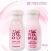 ราคา [ETUDE HOUSE] Pink Vital Water Facial Toner 15ml + Emulsion 15ml (506709832)
