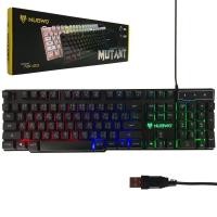 ราคา Nubwo NK-23 Mutant Gaming Keyboard คีย์บอร์ดเกมมิ่ง RUBBER DOME ไฟทะลุ (7879938662)
