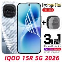 ราคา IQOO 15R 5G 2026 ด้านหน้าด้านหลังคลุมทั้งหมดป้องกันฟิล์ม Hydrogel สําหรับ iQOO 15R iQOO15R iQOO15 15 R15 5G 4G 2026 ไม่ใช่กระจกนิรภัยกล้องด้านหลังป้องกันฟิล์มหน้าจอป้องกัน (41078860391)