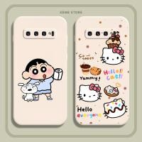 ราคา เคส Samsung S10 / S10 Plus พร้อมชินพิมพ์ลายโดราเอมอน hello kitty (41813493405)