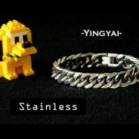 ราคา สร้อยข้อมือสแตนเลส ลายแฟชั่น (4273719)