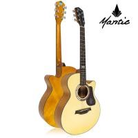 ราคา Mantic® GT-1AC กีตาร์โปร่ง 40 นิ้ว (N) ทรง OM Cutaway ไม้แองเกิลแมนสปรูซ/เชอร์รี่วู้ด (6043112408)