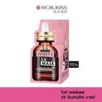 ราคา (ยกกล่อง) Rojukiss Premium White Poreless 5X Intensive Mask 25ml โรจูคิส ไวท์ พอร์เลส อินเทนซีฟ มาส์กหน้า (21752687286)