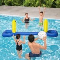 ราคา ❤ (Ready) Pool Water Iatable Volleyball Basketball Ball Net Parent Child Beach Toy (29504741767)