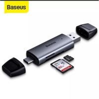 ราคา Baseus 2 In 1 อะแดปเตอร์การ์ดรีดเดอร์ Usb 3.0 & USB Type C To Sd Micro Sd Tf Card Reader สำหรับipad (5980122677)