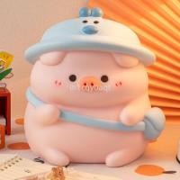 ราคา หมูน้อยสวมหมวกประหยัดกระปุกออมสินความจุขนาดใหญ่ (44660151714)
