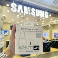 ราคา เครื่องชาร์จ Samsung Type C ชาร์จเร็ว 45 วัตต์ C ถึง C สาย Samsung ของแท้ 100% (25140138905)