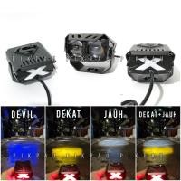 ราคา สปอตไลท์ LED ชนิดเลเซอร์ 2 ตา MATA + Devil High Low 4 โหมด (42820776209)