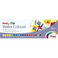ราคา PENTEL WATER COLOURS สีน้ำ 18สี (4620165038)