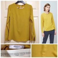 ราคา เสื้อชิ้ตคอกลมแขนยาว Mango (42436236)