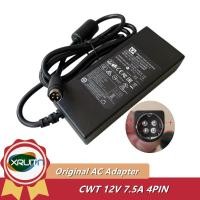 ราคา ใหม่ของแท้ CWT 90W 2AAL090F AC Adapter Charger สําหรับ SYNOLOGY DS416 DS415PLAY DS218PLAY DS718 แหล่งจ่ายไฟ 12V 7.5A CAM090121 EDAC EA11011B-120 (26741126192)