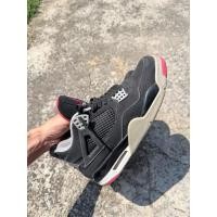 ราคา รองเท้า Nike Air Jordan 4 Bred ⚫️ มือสอง แท้ (48857781799)