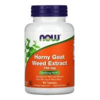 ราคา NOW Foods, Horny Goat Weed Extract, 750 mg, 90 Tablets (14580386104)