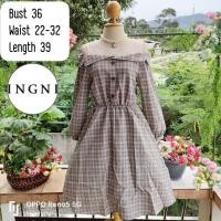 ราคา INGNI เดรสญี่ปุ่น โชว์หัวไหล่ มือสอง (16285220904)