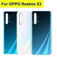 ราคา 6.6" สําหรับRealme X3 ฝาหลังด้านหลังสําหรับRealme X3 แบตเตอรี่สําหรับOPPO Realme X3 Superzoomกลับแบตเตอรี่กรณี (28011503691)
