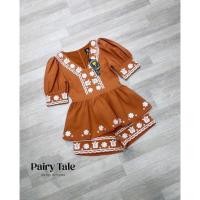 ราคา ชุดเซ็ตขาสั้นงานปัก ป้าย Pairy Tale สีส้มอิฐ งานใหม่ ฮ็อตมาก S ราคาเต็ม 690฿ (17400875998)