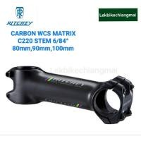 ราคา คอแฮนด์ RITCHEY WCS CARBON MATRIX C220, คาร์บอน, 6 องศา, 80MM,90mm,100mm (27202751695)