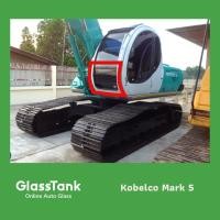 ราคา กระจกหน้าล่าง 8รู โกเบลโก้ Kobelco SK200, SK120 Mark 5 กระจกแม็คโคร (21875788141)