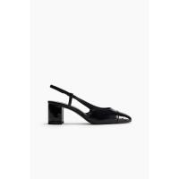 ราคา H&M รองเท้าส้นสูง รองเท้าเปิดส้น รองเท้าส้นตึก sling back heels (43421004210)