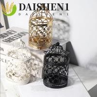 ราคา ดาISHEN1 เชิงเทียนกรงนก,สวยงามตกแต่งโคมไฟนกทีไลท์,วินเทจศิลปะเหล็กกรงนกรูปร่างเชิงเทียนโลหะตารางกลาง (41580820660)