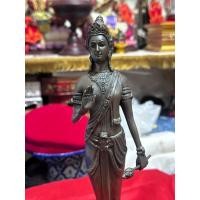 ราคา พระนางจามเทวี ปางประทานพร ทองเหลือง 9" รวมฐาน 11" แท้จากลำพูน พิมพ์วัดสันป่ายางหน่อม (49110697964)