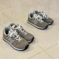 ราคา Used รองเท้าคู่ ชาย หญิง New Balance574 สีเทา (43704864288)