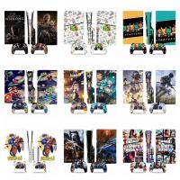 ราคา สติกเกอร์ผิวใช้งานร่วมกับ Sony Playstation 5 Slim Disc & Digital Edition ไวนิล Decal เกมรูปแบบชุดฟิล์มป้องกันสําหรับ PS5 Slim คอนโซลและ 2 ชิ้น Controller (51909552528)