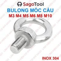 ราคา 304 สแตนเลสสตีลเครนตะขอ Bolt - Eye Bolt, Heavy Duty แหวน Bolt - ด้าย M3 M4 M5 M6 M8 M10 M12 - ป้องกันสนิม (55758517343)