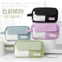 ราคา กล่องดินสอ ความจุขนาดใหญ่กรณีดินสอนักเรียนเครื่องเขียนกระเป๋ากรณีดินสอ (42277392404)