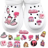 ราคา น่ารักตุ๊กตาบาร์บี้สีชมพูออกแบบอุปกรณ์เสริม Ken แว่นกันแดด Jibbits สําหรับออกแบบปราสาท Jibitz Charm ตุ๊กตาบาร์บี้ Jibits designks สําหรับผู้หญิงรองเท้า Charms Pins ตกแต่ง (22360208604)