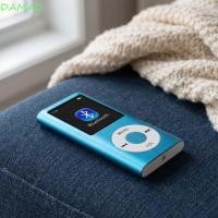 ราคา DAMAO เครื่องเล่นสื่อแบบพกพา, หน้าจอ LCD สีเครื่องเล่นเพลง MP3 แบบบางพิเศษ, การ์ดหน่วยความจํามีสไตล์รองรับ Slim Design Lossless Sound Bluetooth MP3 Player Running (55160760168)