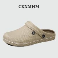 ราคา Ckxmhm 40-46 รองเท้าแตะผู้ชาย EVA น้ําหนักเบารองเท้าแตะขนาดใหญ่ 45 46 (25293737458)