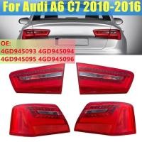ราคา LED ไฟท้ายด้านหลังย้อนกลับไฟเบรคไฟเตือนสัญญาณสําหรับ Audi A6 C7 ซีดาน 2010-2016 4GD945093 4GD945094 4GD945095 (52958877855)