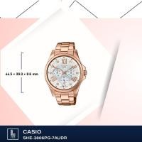 ราคา นาฬิกาข้อมือ casio sheen รุ่น SHE-3806PG-7AUDR (1267818281)