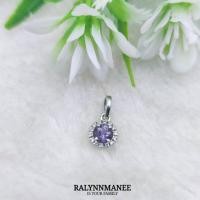 ราคา Z6424 จี้พลอยอเมทิสต์แท้ ( Natural Amethyst ) ตัวเรือนเงินแท้ 925 ชุบทองคำขาว ( เปลี่ยนสีชุบ +100 ) (21932308141)