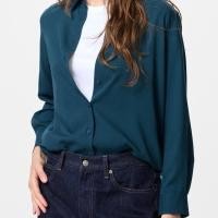 ราคา สินค้ามือสอง UNIQLO | Rayon Blouse Long Sleeve (29576268784)