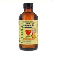 ราคา ส่งด่วน exp 07/2027 ChildLife, Liquid Vitamin C, Natural Orange Flavor, 4 fl oz วิตามินสำหรับเด็ก วิตามินซีเด็ก (12689065851)