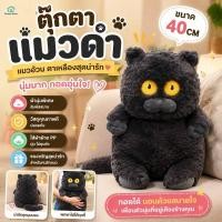 ราคา 【COD】ตุ๊กตา แมวดำ แมวอ้วน ของเล่นตุ๊กตา ตาเหลือง แมวน่ารัก ฮิตมาก ของขวัญสำหรับคนรักแมว (57660413066)