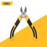 ราคา Deli คีมตัดปากเฉียง คีมตัดพลาสติก รุ่นมินิ ตัดลวดอิเล็กทรอนิกส์ เหล็กกล้าคาร์บอน Cutting Nippers (23254182827)
