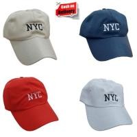 ราคา หมวก NYC / หมวกเบสบอลปักลาย NYC พร้อมวงแหวนเหล็ก Unisex คุณภาพ Distro พรีเมี่ยม (46605619687)