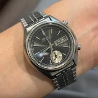 ราคา Seiko chronograph rare automatic มือสองแท้ สภาพดีมาก (54903583890)